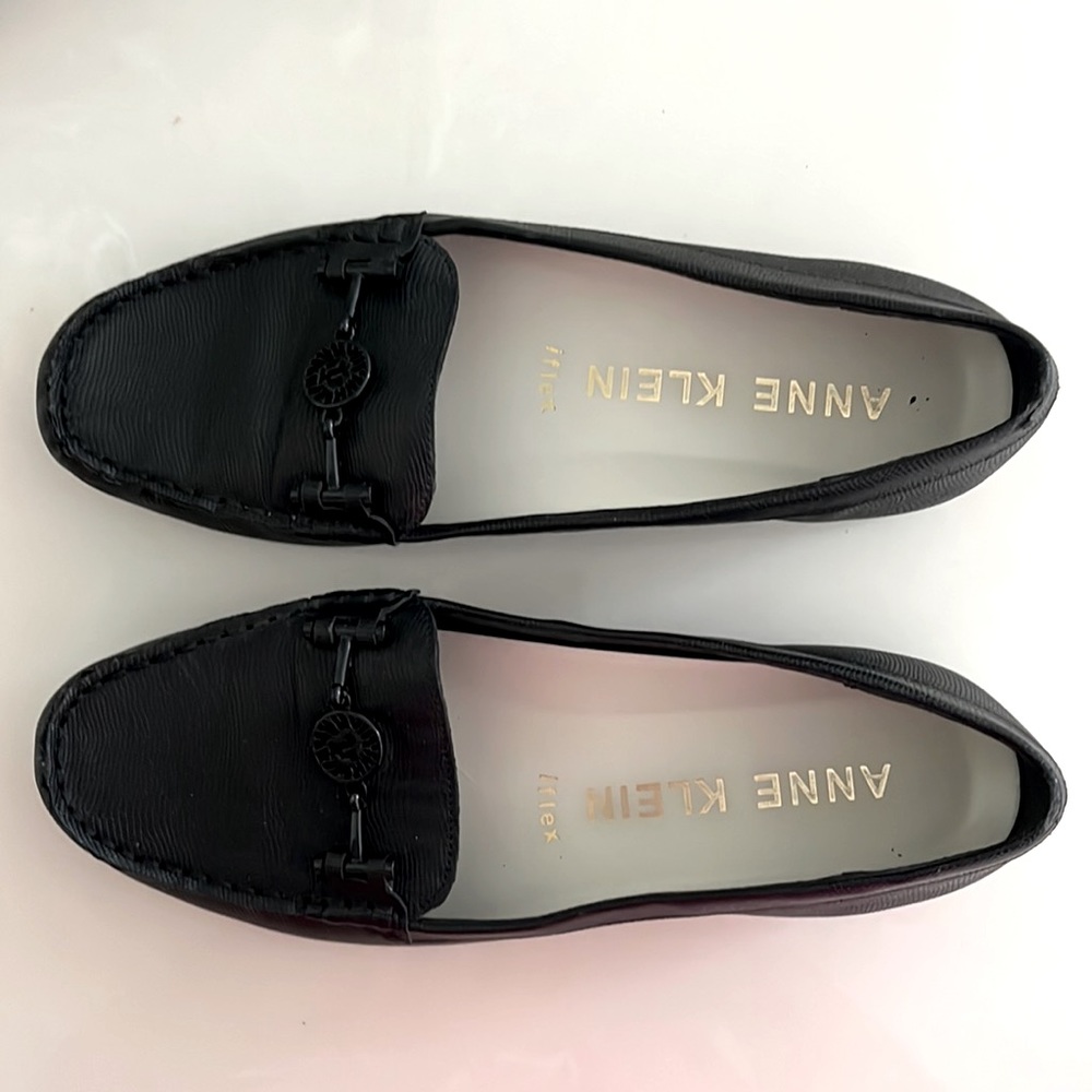 Anne Klein Black Flats